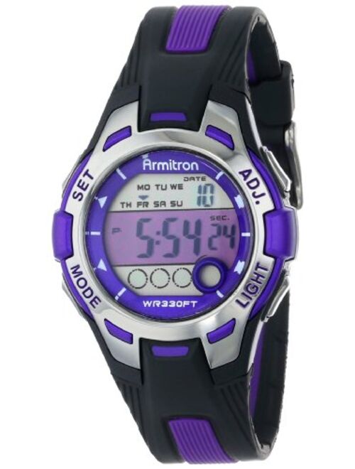 Armitron Sport Women's 45/7030 Digital Chronograph Resin Strap Watch