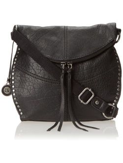 Silverlake Leather Fold Over Detail Crossbody Bag