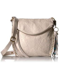 Silverlake Leather Fold Over Detail Crossbody Bag