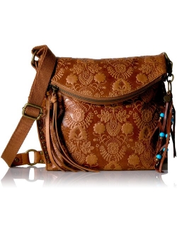 Silverlake Leather Fold Over Detail Crossbody Bag