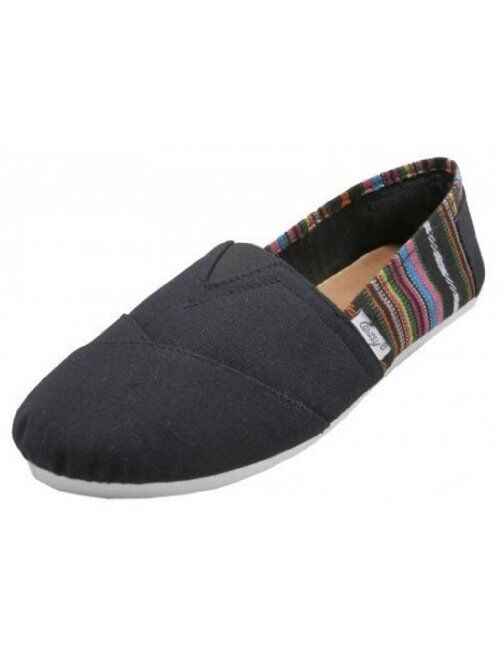 EasySteps Women's Canvas Slip-On Shoes with Padded Insole