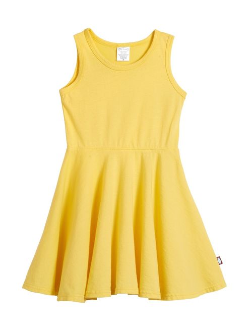 City Threads Girls' Skater Party Dress Cotton Twirly Tank Dress for School Play