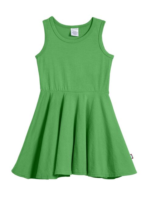 City Threads Girls' Skater Party Dress Cotton Twirly Tank Dress for School Play