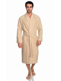 TowelSelections Men's Robe, Turkish Cotton Terry Kimono Bathrobe