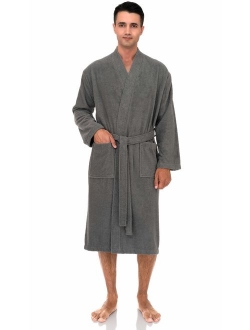 TowelSelections Men's Robe, Turkish Cotton Terry Kimono Bathrobe