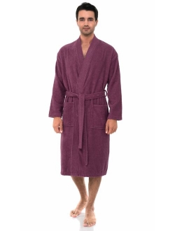 TowelSelections Men's Robe, Turkish Cotton Terry Kimono Bathrobe