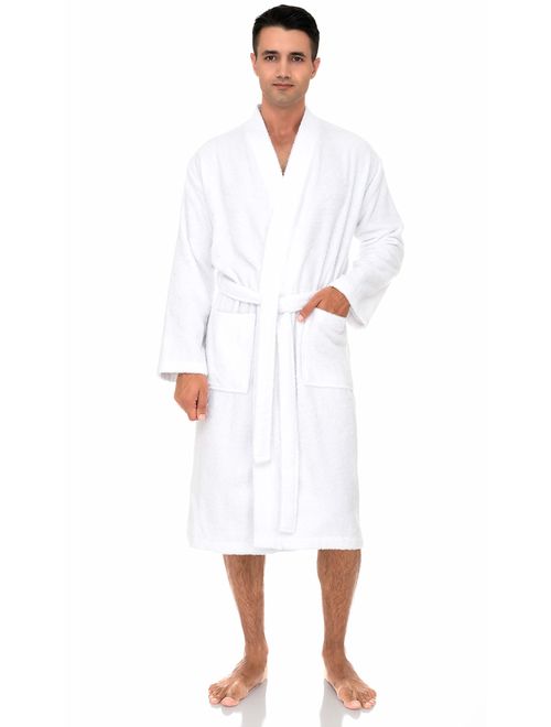 TowelSelections Men's Robe, Turkish Cotton Terry Kimono Bathrobe