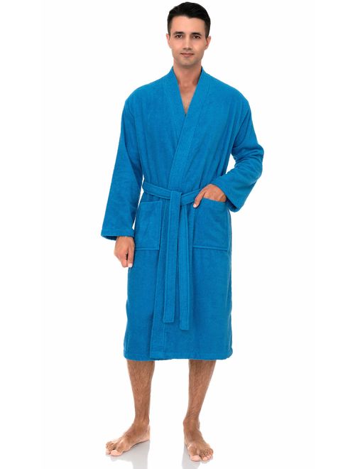 TowelSelections Men's Robe, Turkish Cotton Terry Kimono Bathrobe