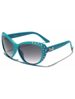 Giselle Kids AGE 6-14 Rhinestone Cat Eye Sunglasses