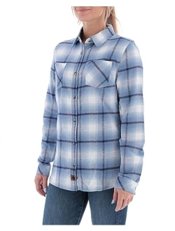 Womens Cottage Escape Flannel Shirt, Sangria Plaid, XX-Large