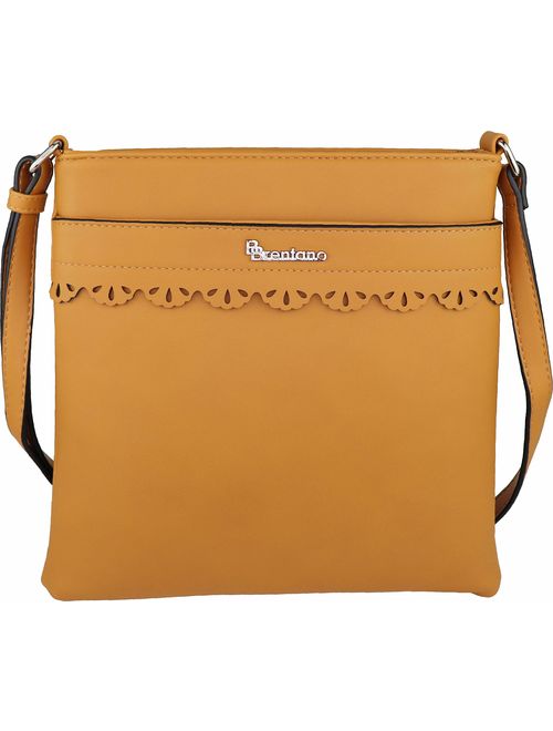 B BRENTANO Vegan Medium Crossbody Handbag Purse