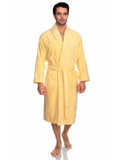 TowelSelections Men's Robe, Turkish Cotton Terry Shawl Bathrobe