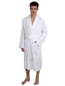 TowelSelections Men's Robe, Turkish Cotton Terry Shawl Bathrobe