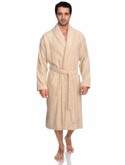 TowelSelections Men's Robe, Turkish Cotton Terry Shawl Bathrobe