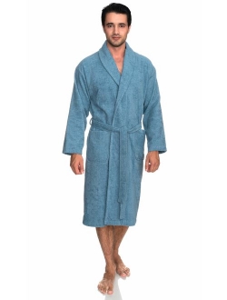 TowelSelections Men's Robe, Turkish Cotton Terry Shawl Bathrobe