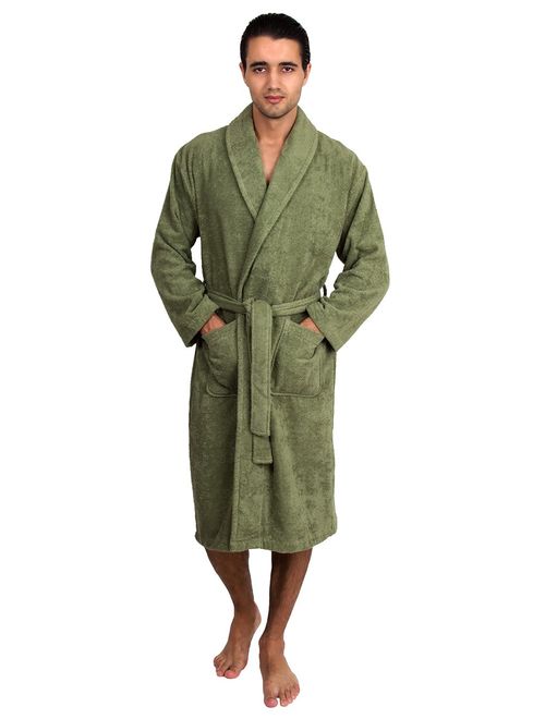 TowelSelections Men's Robe, Turkish Cotton Terry Shawl Bathrobe