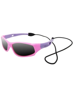 VATTER TR90 Unbreakable Polarized Sport Sunglasses For Kids Boys Girls Youth