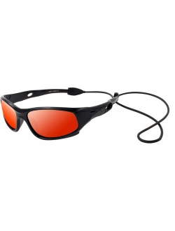 VATTER TR90 Unbreakable Polarized Sport Sunglasses For Kids Boys Girls Youth