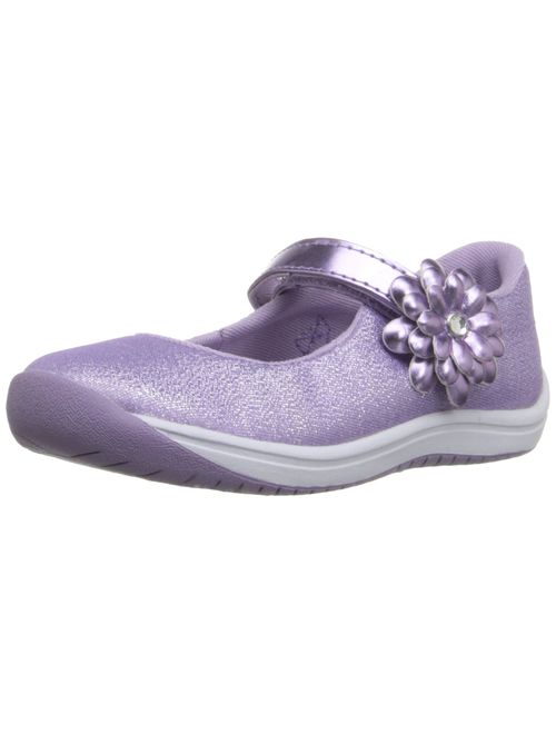 Stride Rite Haylie Mary Jane (Toddler/Little Kid), Silver, 8 Toddler