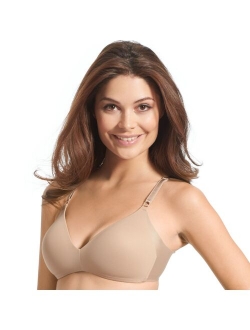 Women's No Side Effects Underarm-Smoothing Comfort Wireless Lightly Lined T-Shirt Bra 1056