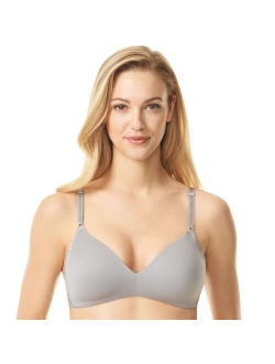 Women's No Side Effects Underarm-Smoothing Comfort Wireless Lightly Lined T-Shirt Bra 1056