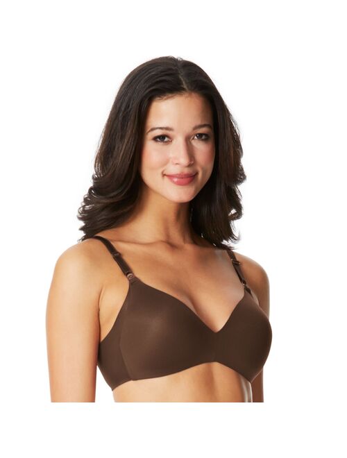 Warner's Women's No Side Effects Underarm-Smoothing Comfort Wireless Lightly Lined T-Shirt Bra 1056