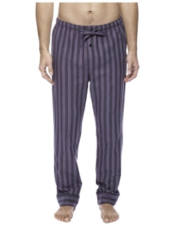 Noble Mount 100% Cotton Mens Flannel Pajama Pants with Pockets & Drawstring