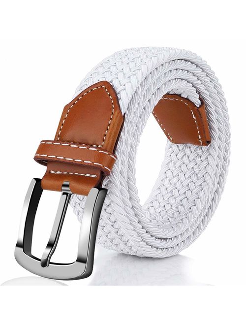 Elastic Braided Belt, Fairwin Enduring Stretch Woven Belt for Men/Women/Junior