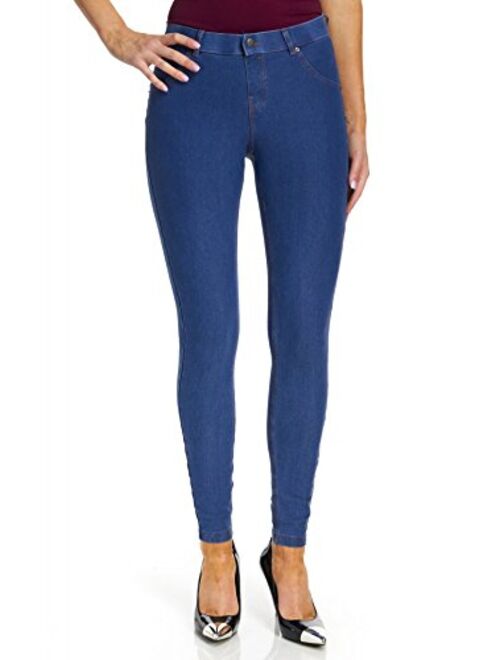 HUE Women's Essential Denim Leggings