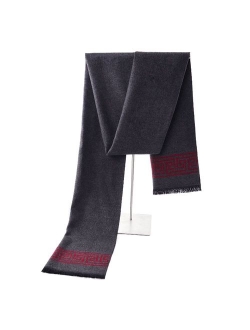 Mens Winter Cashmere Scarf - Ohayomi Fashion Formal Soft Scarves for Men(35 Colors)