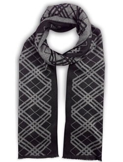 Bleu Nero Luxurious Winter Scarf Premium Cashmere Feel Unique Design Selection