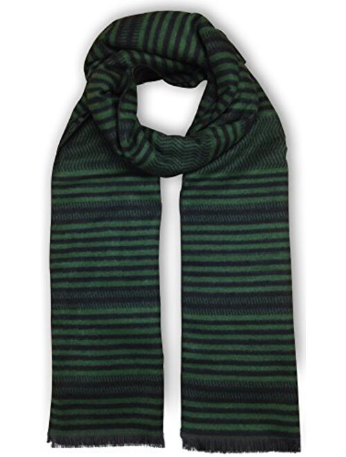 Bleu Nero Luxurious Winter Scarf Premium Cashmere Feel Unique Design Selection