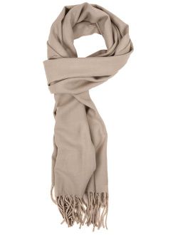 Love Lakeside-Men's Cashmere Feel Winter Solid Color Scarf