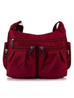 Multi Pocket Shoulder Bag H1407