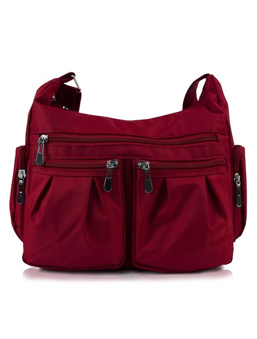 Scarleton Multi Pocket Shoulder Bag H1407