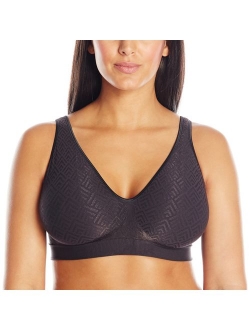 Women's Comfort Revolution Wirefree Bra with Smart Sizes Bra