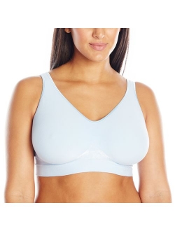 Women's Comfort Revolution Wirefree Bra with Smart Sizes Bra