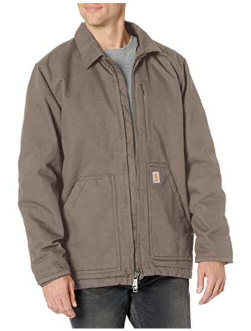 Carhartt Men's Ridge Coat Sherpa Lined Sandstone C61