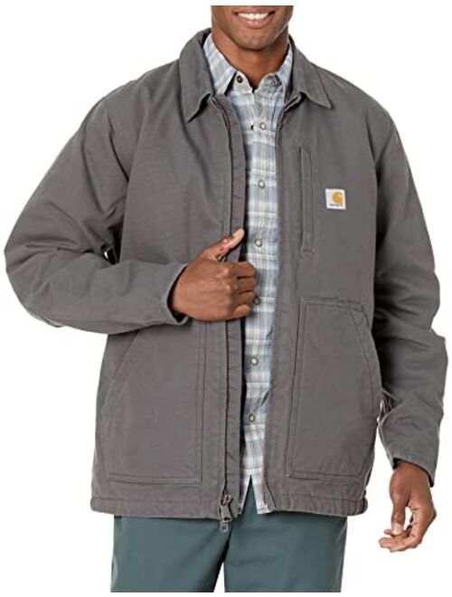 Carhartt Men's Ridge Coat Sherpa Lined Sandstone C61