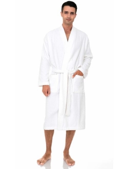 TowelSelections Men's Robe, Turkish Cotton Terry Kimono Bathrobe