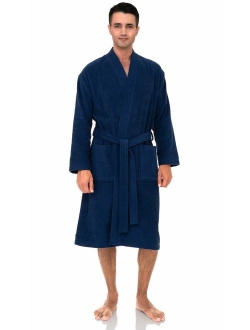 TowelSelections Men's Robe, Turkish Cotton Terry Kimono Bathrobe