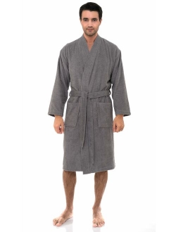 TowelSelections Men's Robe, Turkish Cotton Terry Kimono Bathrobe