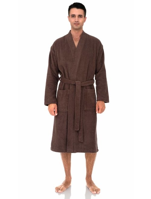 TowelSelections Men's Robe, Turkish Cotton Terry Kimono Bathrobe