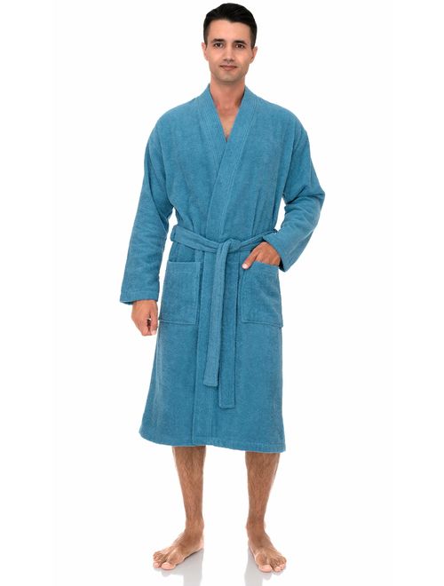 TowelSelections Men's Robe, Turkish Cotton Terry Kimono Bathrobe