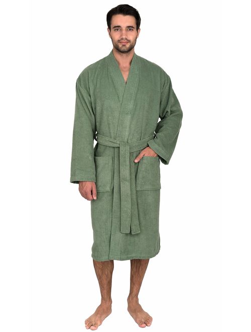 TowelSelections Men's Robe, Turkish Cotton Terry Kimono Bathrobe