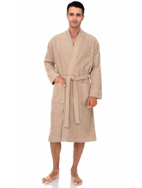 TowelSelections Men's Robe, Turkish Cotton Terry Kimono Bathrobe