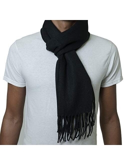 Mens Plaid Scarf Soft Winter Scarves Unisex