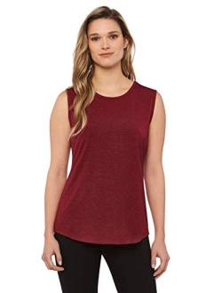 Rekucci Women's Soft Jersey Knit Sleeveless Tank Top (S-XXL)