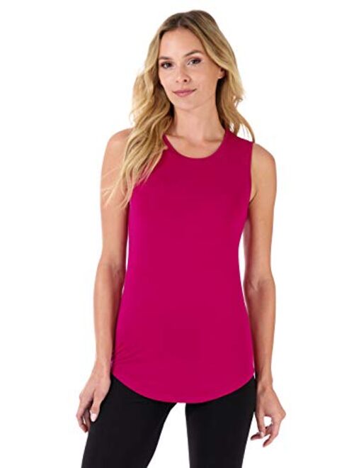 Rekucci Women's Soft Jersey Knit Sleeveless Tank Top (S-XXL)