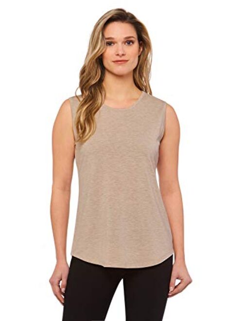 Rekucci Women's Soft Jersey Knit Sleeveless Tank Top (S-XXL)